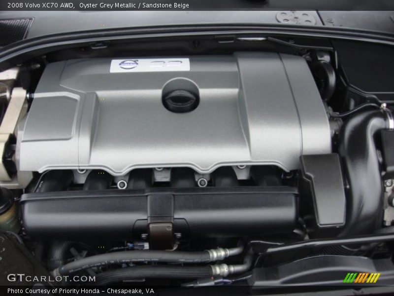 Oyster Grey Metallic / Sandstone Beige 2008 Volvo XC70 AWD