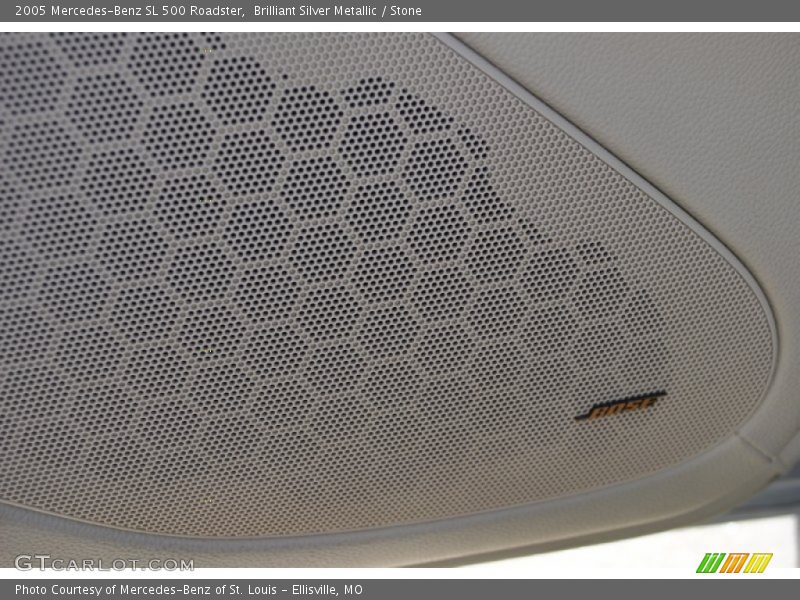 Brilliant Silver Metallic / Stone 2005 Mercedes-Benz SL 500 Roadster