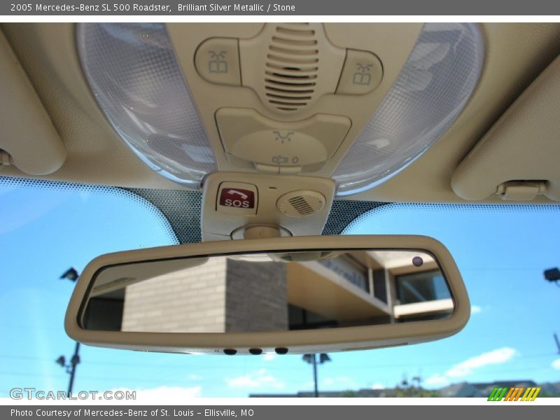Brilliant Silver Metallic / Stone 2005 Mercedes-Benz SL 500 Roadster