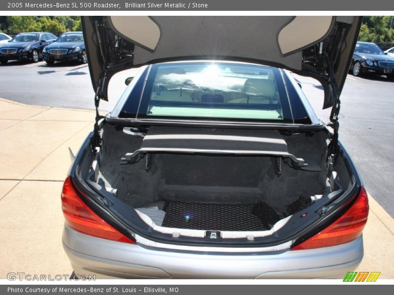 Brilliant Silver Metallic / Stone 2005 Mercedes-Benz SL 500 Roadster