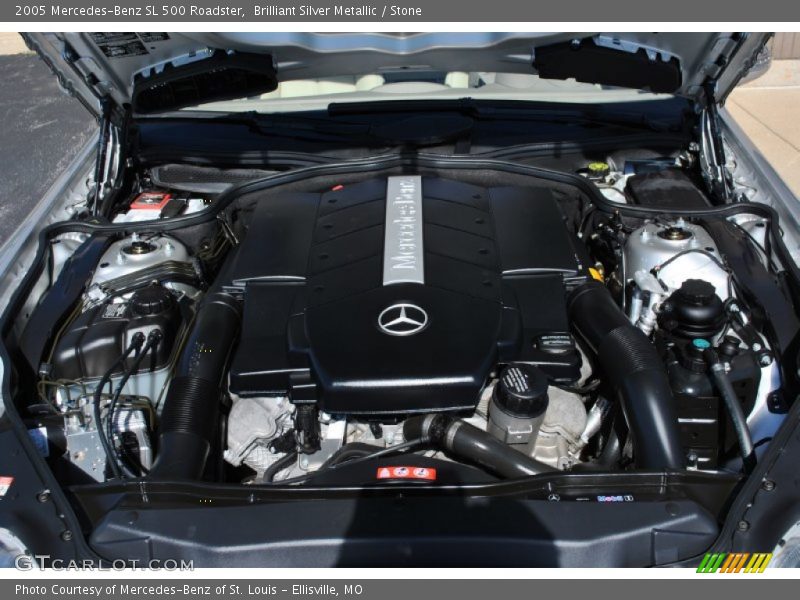  2005 SL 500 Roadster Engine - 5.0 Liter SOHC 24-Valve V8