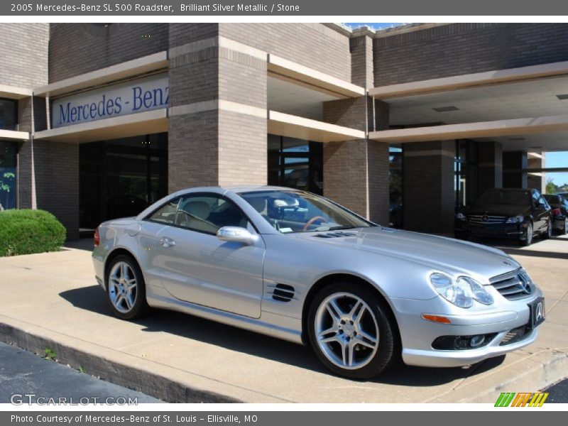 Front 3/4 View of 2005 SL 500 Roadster