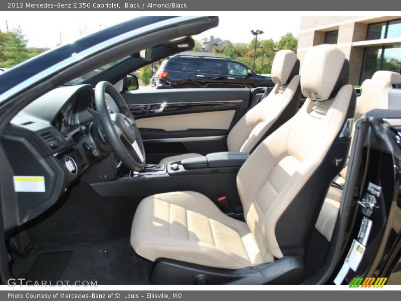 Black / Almond/Black 2013 Mercedes-Benz E 350 Cabriolet