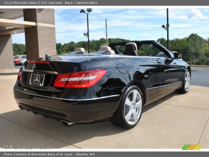 Black / Almond/Black 2013 Mercedes-Benz E 350 Cabriolet