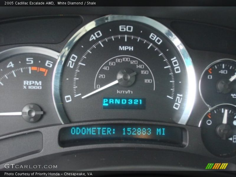 White Diamond / Shale 2005 Cadillac Escalade AWD
