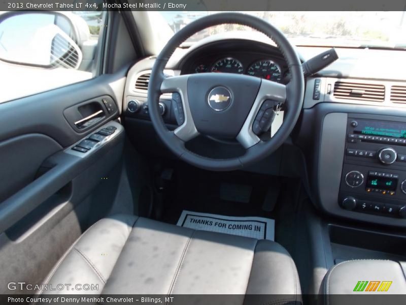 Mocha Steel Metallic / Ebony 2013 Chevrolet Tahoe LT 4x4