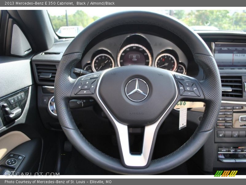 Black / Almond/Black 2013 Mercedes-Benz E 350 Cabriolet