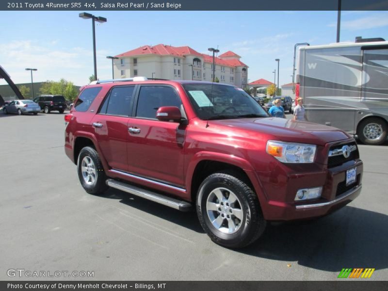 Salsa Red Pearl / Sand Beige 2011 Toyota 4Runner SR5 4x4