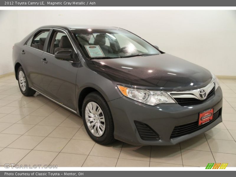 Magnetic Gray Metallic / Ash 2012 Toyota Camry LE