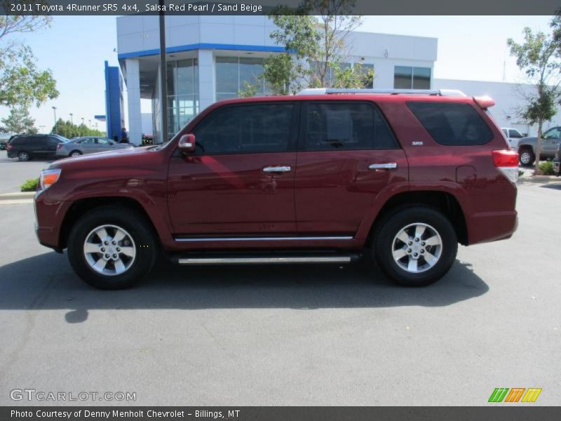 Salsa Red Pearl / Sand Beige 2011 Toyota 4Runner SR5 4x4