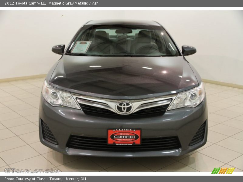 Magnetic Gray Metallic / Ash 2012 Toyota Camry LE