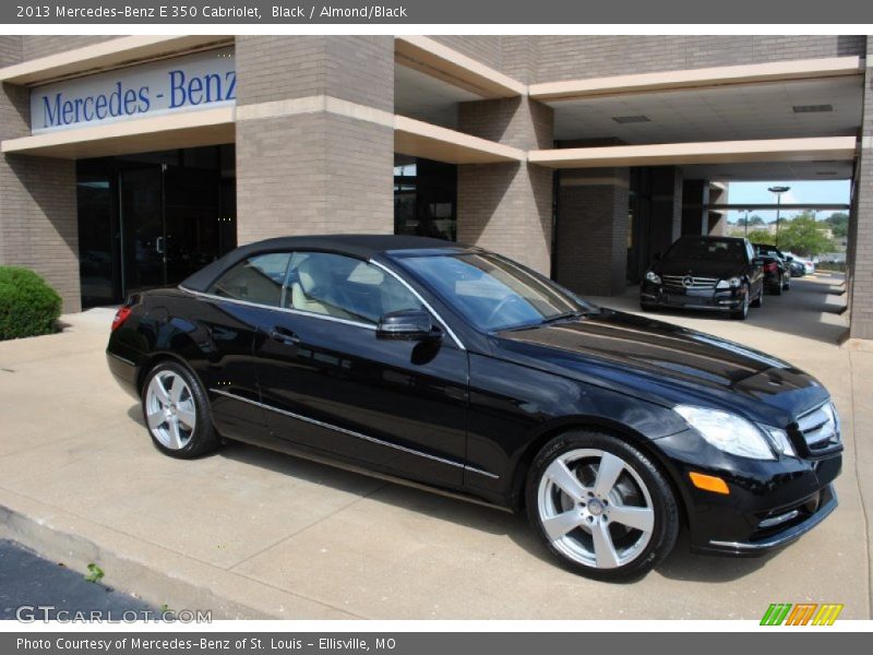 Black / Almond/Black 2013 Mercedes-Benz E 350 Cabriolet