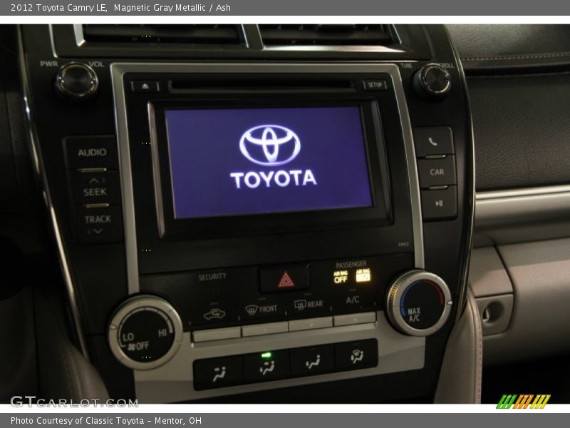 Magnetic Gray Metallic / Ash 2012 Toyota Camry LE