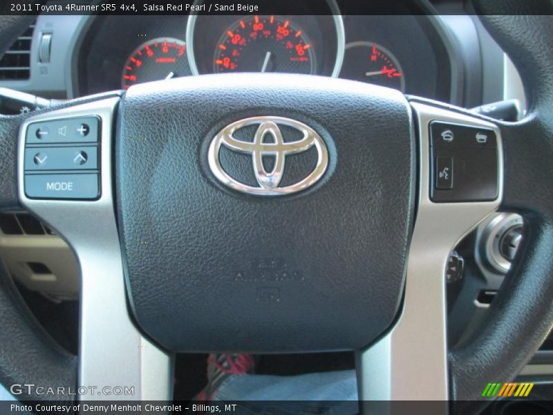 Salsa Red Pearl / Sand Beige 2011 Toyota 4Runner SR5 4x4