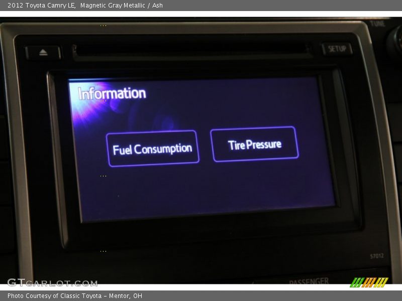 Magnetic Gray Metallic / Ash 2012 Toyota Camry LE