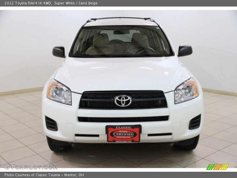 Super White / Sand Beige 2012 Toyota RAV4 I4 4WD