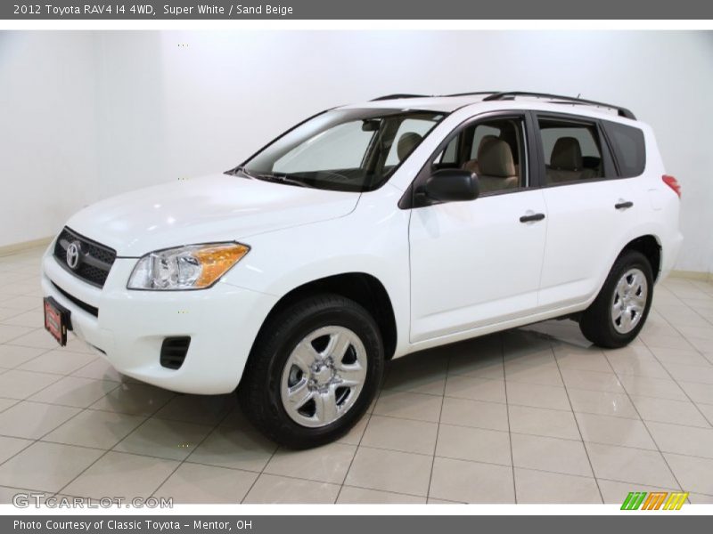 Super White / Sand Beige 2012 Toyota RAV4 I4 4WD