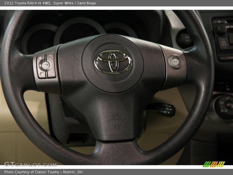 Super White / Sand Beige 2012 Toyota RAV4 I4 4WD