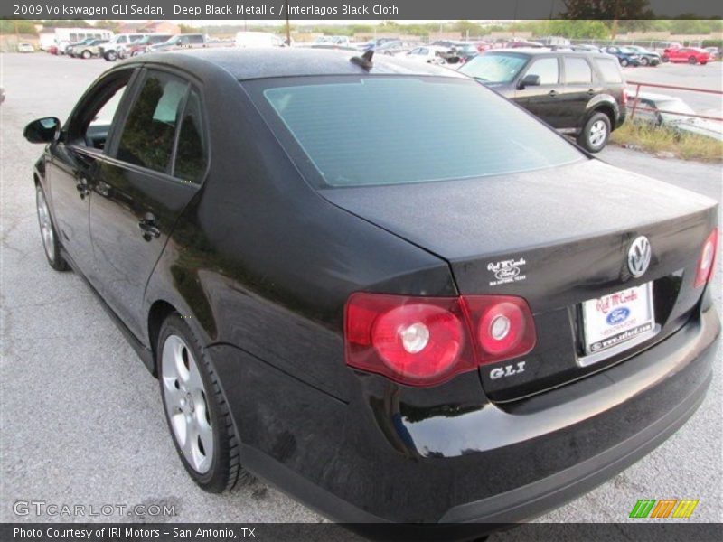 Deep Black Metallic / Interlagos Black Cloth 2009 Volkswagen GLI Sedan