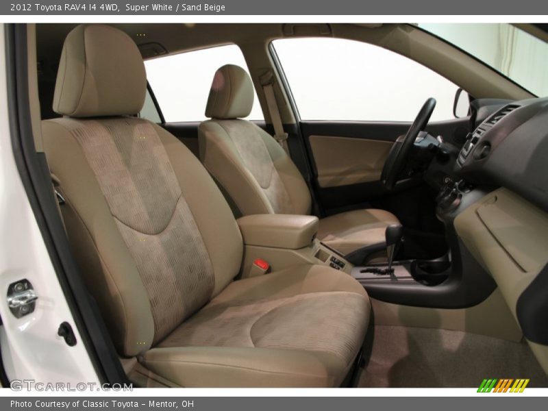 Super White / Sand Beige 2012 Toyota RAV4 I4 4WD