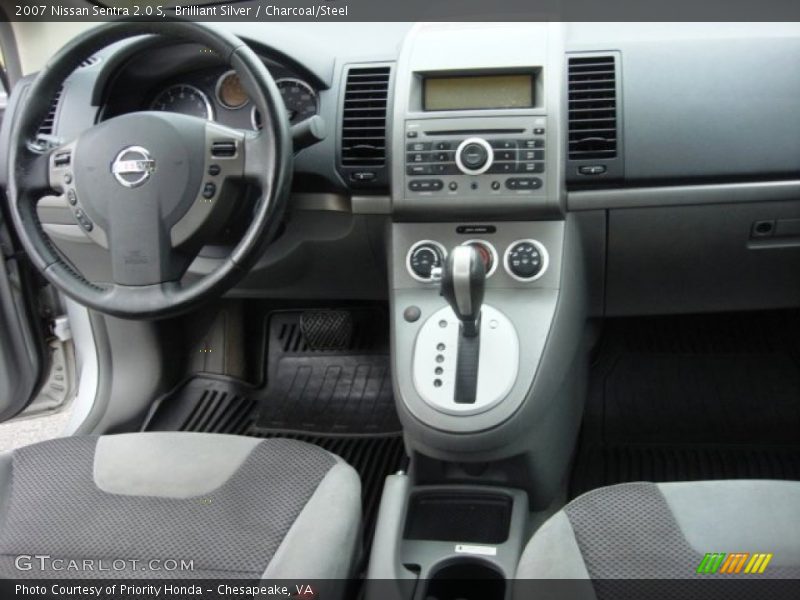 Brilliant Silver / Charcoal/Steel 2007 Nissan Sentra 2.0 S