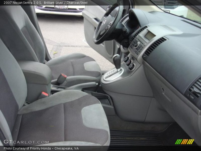 Brilliant Silver / Charcoal/Steel 2007 Nissan Sentra 2.0 S