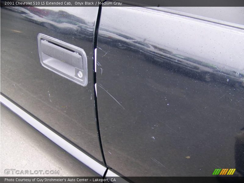 Onyx Black / Medium Gray 2001 Chevrolet S10 LS Extended Cab