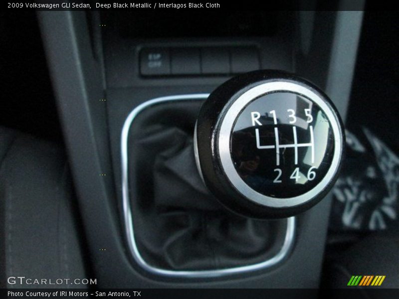 Deep Black Metallic / Interlagos Black Cloth 2009 Volkswagen GLI Sedan