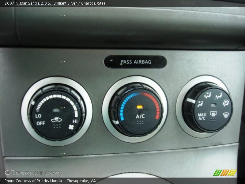 Brilliant Silver / Charcoal/Steel 2007 Nissan Sentra 2.0 S