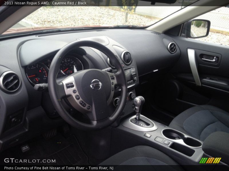 Cayenne Red / Black 2013 Nissan Rogue S AWD
