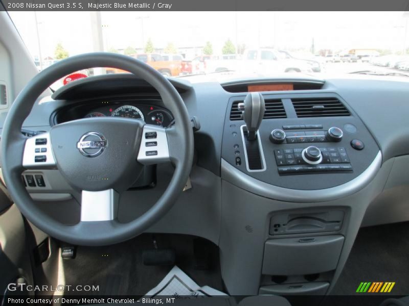 Majestic Blue Metallic / Gray 2008 Nissan Quest 3.5 S