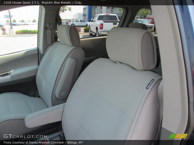 Majestic Blue Metallic / Gray 2008 Nissan Quest 3.5 S