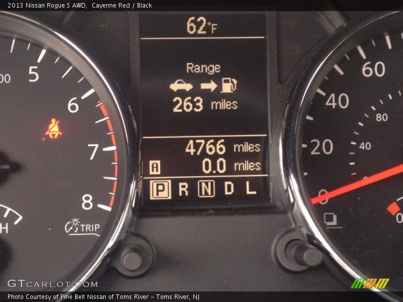 Cayenne Red / Black 2013 Nissan Rogue S AWD