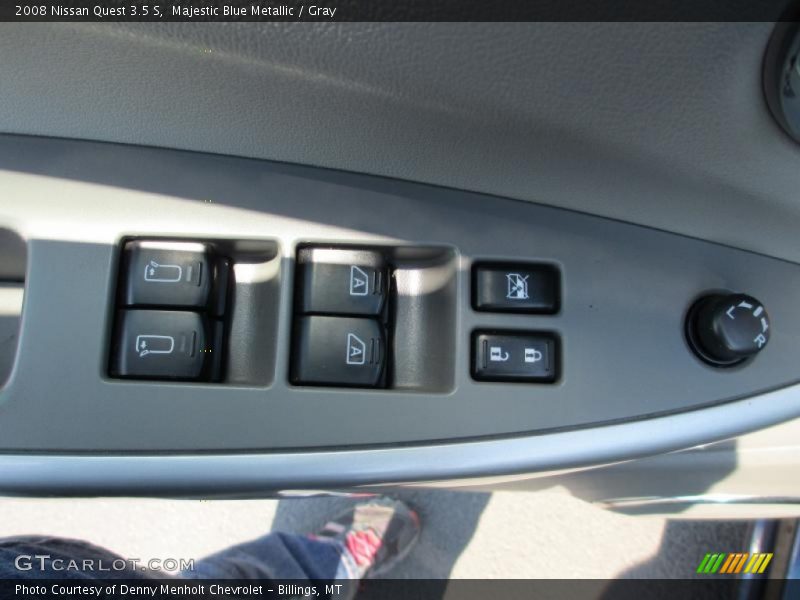 Majestic Blue Metallic / Gray 2008 Nissan Quest 3.5 S