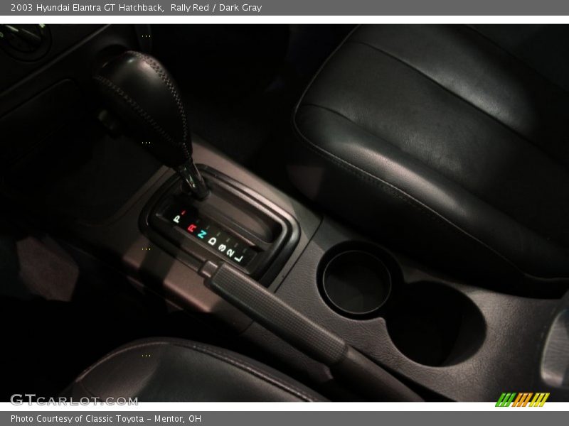 Rally Red / Dark Gray 2003 Hyundai Elantra GT Hatchback