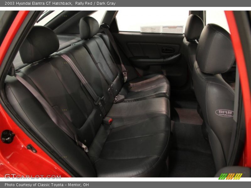 Rally Red / Dark Gray 2003 Hyundai Elantra GT Hatchback