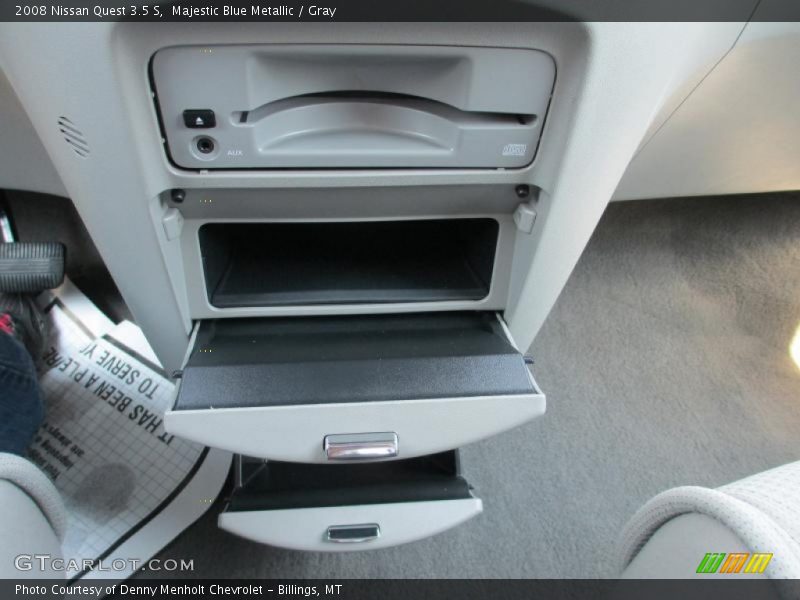 Majestic Blue Metallic / Gray 2008 Nissan Quest 3.5 S