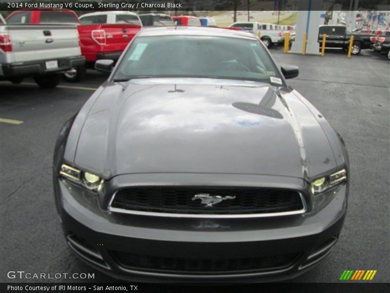 Sterling Gray / Charcoal Black 2014 Ford Mustang V6 Coupe