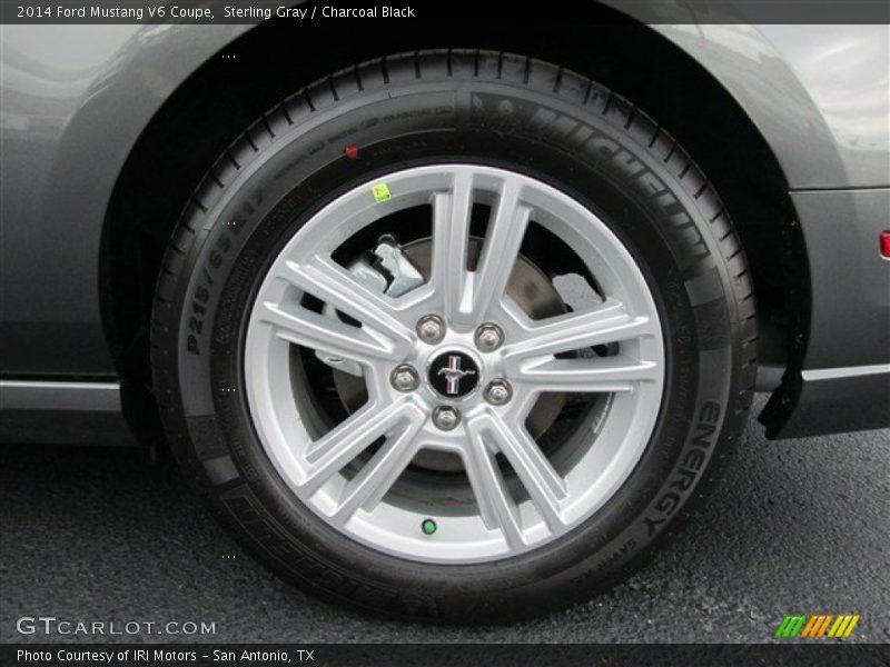 Sterling Gray / Charcoal Black 2014 Ford Mustang V6 Coupe