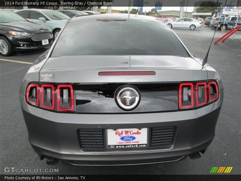 Sterling Gray / Charcoal Black 2014 Ford Mustang V6 Coupe