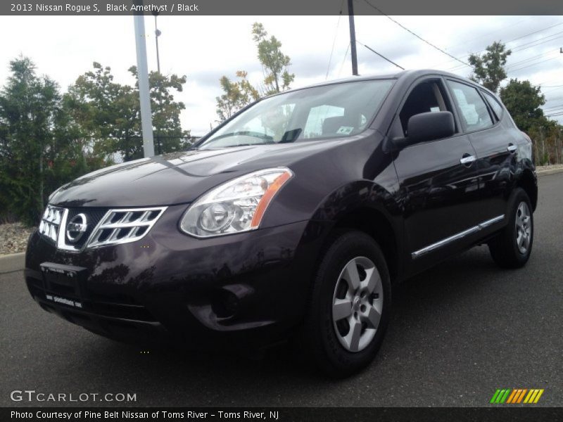 Black Amethyst / Black 2013 Nissan Rogue S