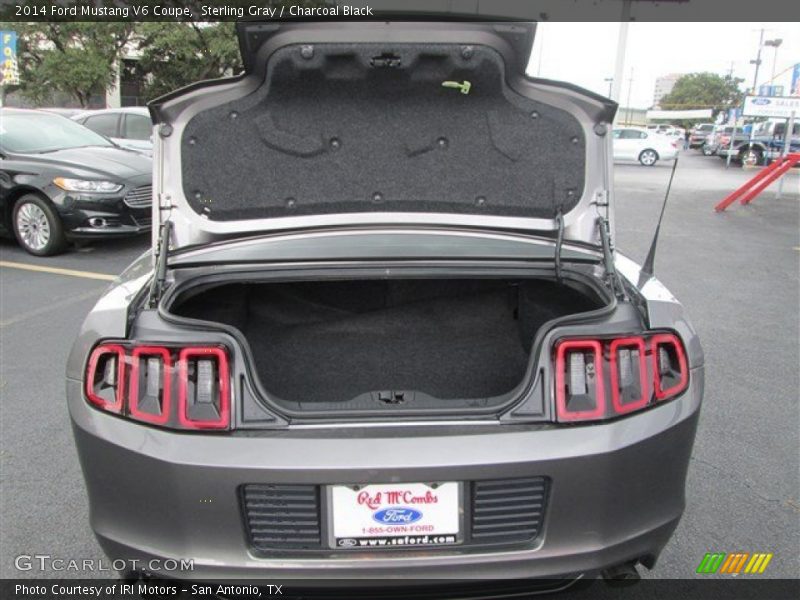 Sterling Gray / Charcoal Black 2014 Ford Mustang V6 Coupe