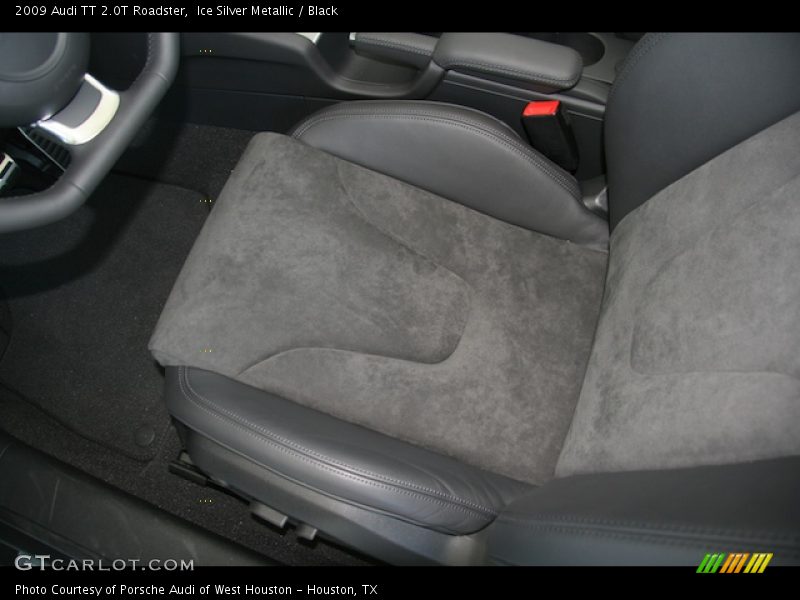 Ice Silver Metallic / Black 2009 Audi TT 2.0T Roadster