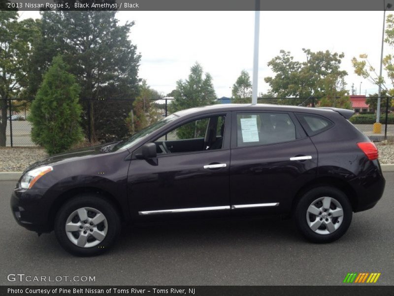 Black Amethyst / Black 2013 Nissan Rogue S
