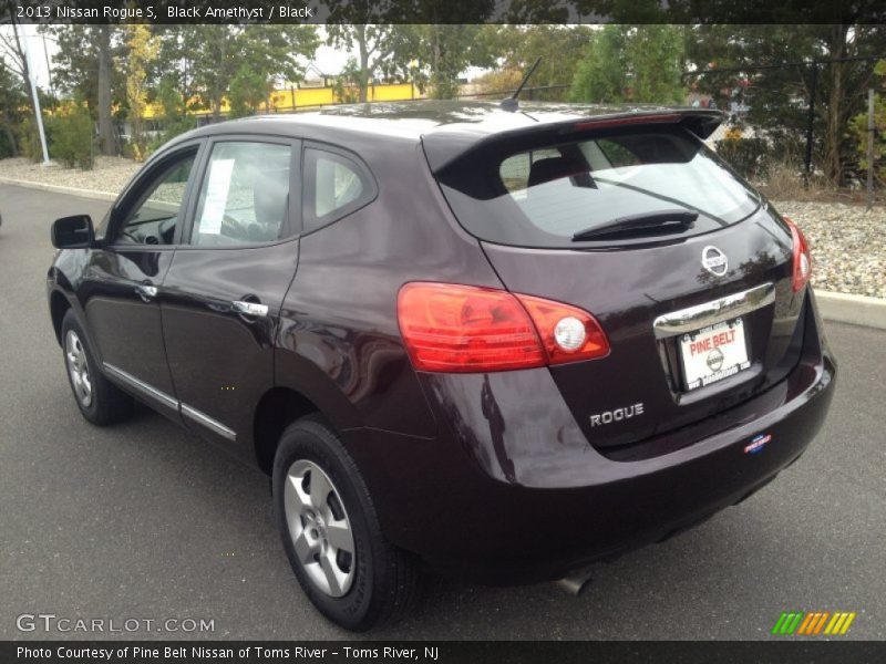 Black Amethyst / Black 2013 Nissan Rogue S