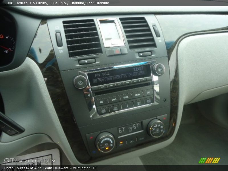 Blue Chip / Titanium/Dark Titanium 2008 Cadillac DTS Luxury