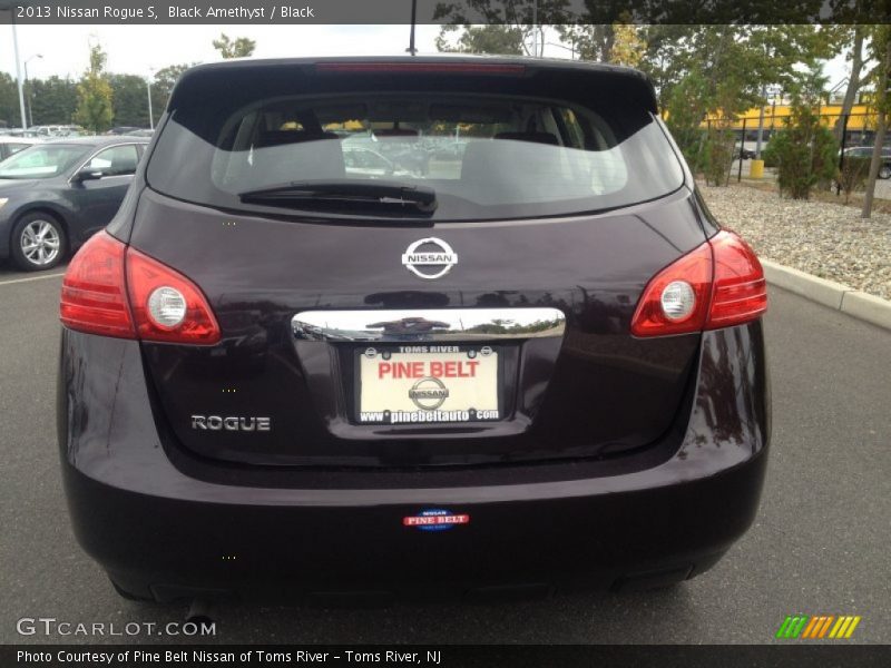 Black Amethyst / Black 2013 Nissan Rogue S