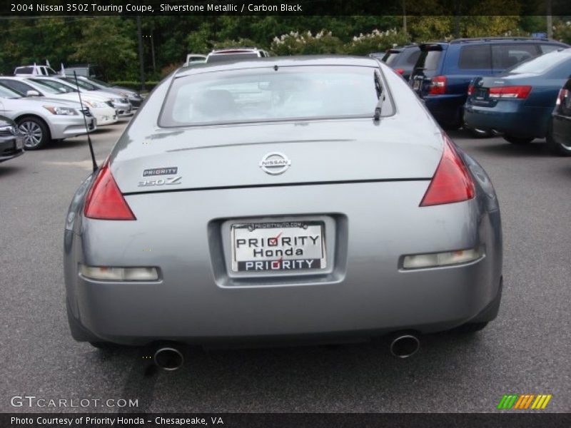 Silverstone Metallic / Carbon Black 2004 Nissan 350Z Touring Coupe