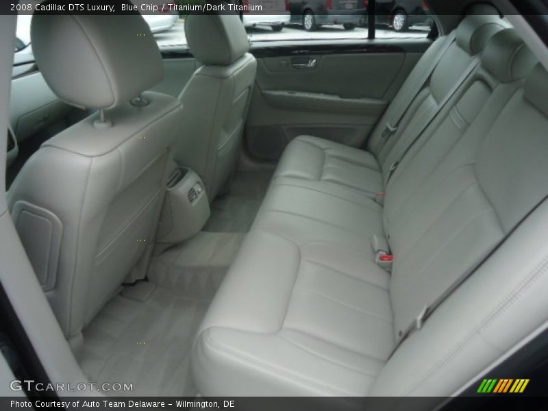 Blue Chip / Titanium/Dark Titanium 2008 Cadillac DTS Luxury