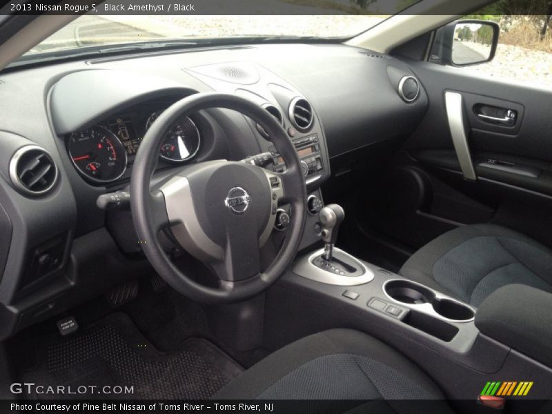 Black Amethyst / Black 2013 Nissan Rogue S